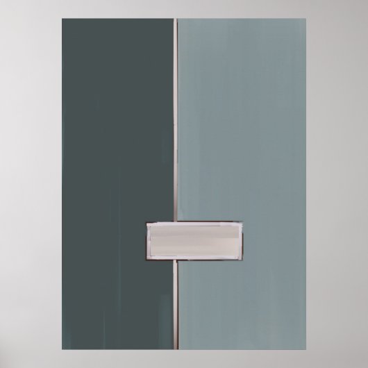 抽象芸術002アートプリント ポスター (正面)