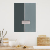 抽象芸術002アートプリント ポスター (キッチン)