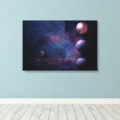 抽象芸術005 キャンバスプリント (インサイチュ (ウッドフロア))