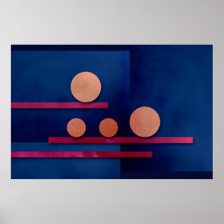 抽象芸術006 ポスター