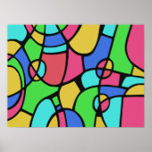 抽象芸術02 ポスター (正面)