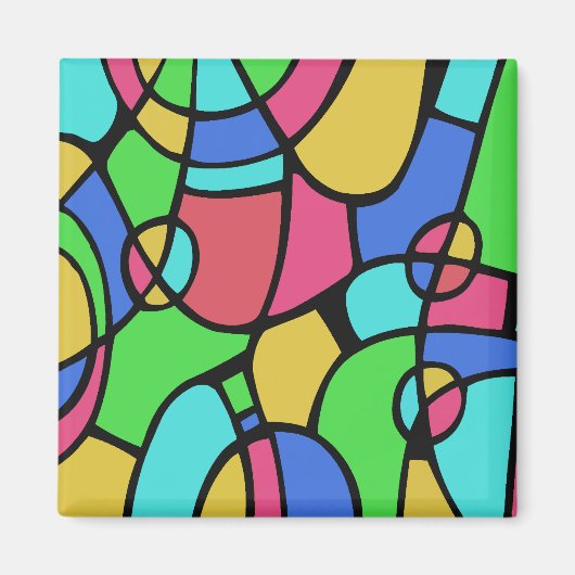 抽象芸術02 マグネット (正面)