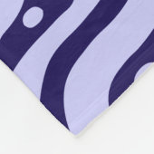 抽象芸術041211 - 150a51のパウダーブルー フリースブランケット (角)