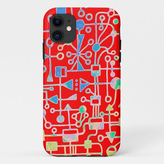 抽象芸術090112 v3 Case-Mate iPhoneケース (裏面)