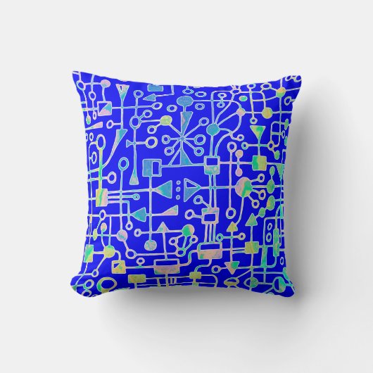 抽象芸術090112 v4 クッション (正面)