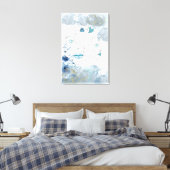 抽象芸術1行3顔アートとアイスティーズ キャンバスプリント (インサイチュ (寝室))