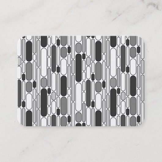 抽象芸術100624 – グレースケール 名刺 (正面)