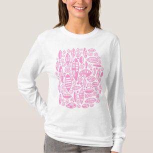 抽象芸術100813 – ピンク Tシャツ
