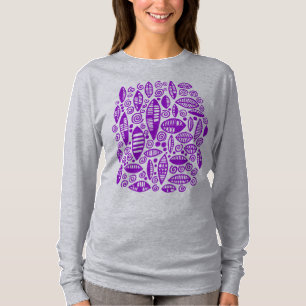 抽象芸術100813 -紫色 Tシャツ
