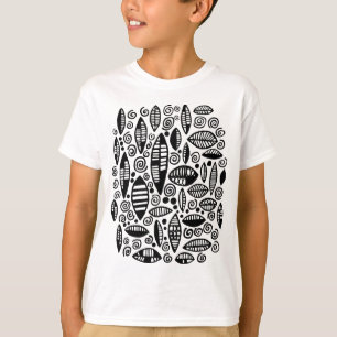 抽象芸術100813 – 黒 Tシャツ
