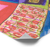 抽象芸術109、オリジナル素晴らし芸術 ポスター (角)