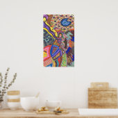 抽象芸術109、オリジナル素晴らし芸術 ポスター (キッチン)