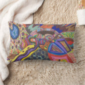 「抽象芸術109」 ランバークッション (ブランケット)