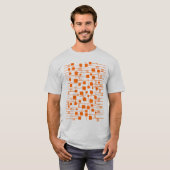 抽象芸術111211 – オレンジ Tシャツ (正面フル)