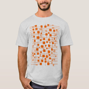 抽象芸術111211 – オレンジ Tシャツ