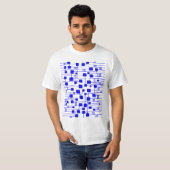 抽象芸術111211 – 青 Tシャツ (正面フル)