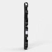 抽象芸術111211 – 黒の上に白 Case-Mate iPhoneケース (裏面/右)