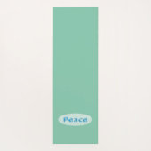 抽象芸術12セグメント円形ジオメトリ ヨガマット (裏面)