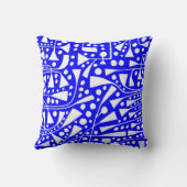 抽象芸術120112 – 青の白 クッション (裏面)