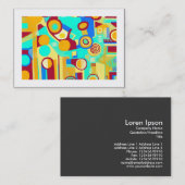 抽象芸術120711 縁ど () 名刺 (正面/裏面)