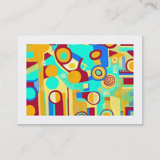 抽象芸術120711 縁ど () 名刺 (正面)