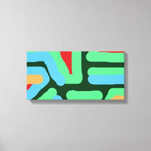 抽象芸術12 キャンバスプリント (正面)