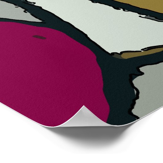 抽象芸術12 ポスター (角)