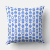 抽象芸術140823 – ベビーブルオン白 クッション (裏面)