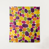 抽象芸術160417 – ワインガムカラー タペストリー (正面)