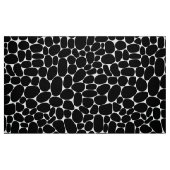 抽象芸術160417 -白の黒 ファブリック (ファットクウォーター)