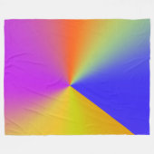 抽象芸術161116(07) フリースブランケット (正面(横))