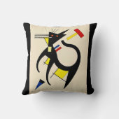 抽象芸術1950s猫 クッション (裏面)