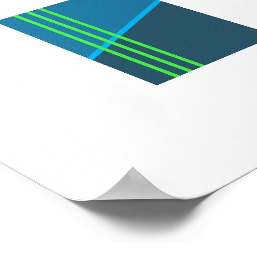 抽象芸術1 ポスター (角)