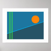 抽象芸術1 ポスター (正面)