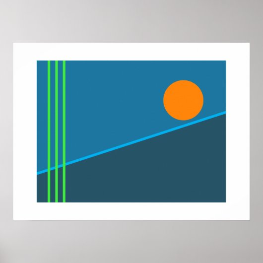 抽象芸術1 ポスター (正面)