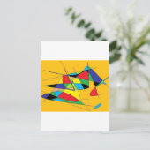 抽象芸術1 ポストカード (スタンド正面)