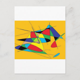 抽象芸術1 ポストカード