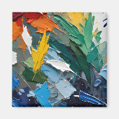 抽象芸術1 マグネット (正面)