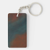 抽象芸術1：赤と青 キーホルダー (裏面)