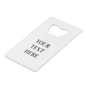 抽象芸術1：赤と青 クレジットカード栓抜き (裏面アングル)