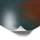 抽象芸術1：赤と青 フォトプリント            (角)