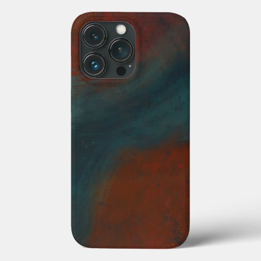 抽象芸術1:赤と青 Case-Mate iPhoneケース (裏面)