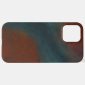 抽象芸術1：赤と青 iPhoneケース (裏面横)