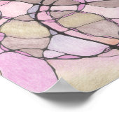 抽象芸術1 doodleプリント8x8in. ポスター (角)