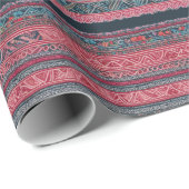 抽象芸術2パターンHMONG包装紙 ラッピングペーパー (ロールコーナー)