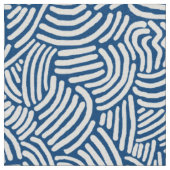 抽象芸術200923 - White on Shibori ファブリック (クローズアップ)