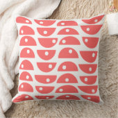 抽象芸術220816 – トロピカルピンクon白 クッション (ブランケット)