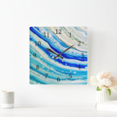 抽象芸術24 スクエア壁時計 (ホーム)