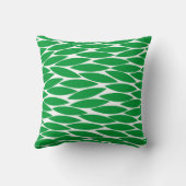抽象芸術250713 – 草の緑(白) クッション (裏面)
