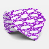 抽象芸術250923 – 紫(白) ネクタイ (ロール)